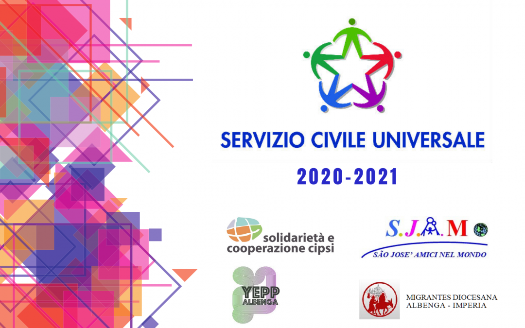 Servizio Civile Universale: pubblicato il Bando 2020/21